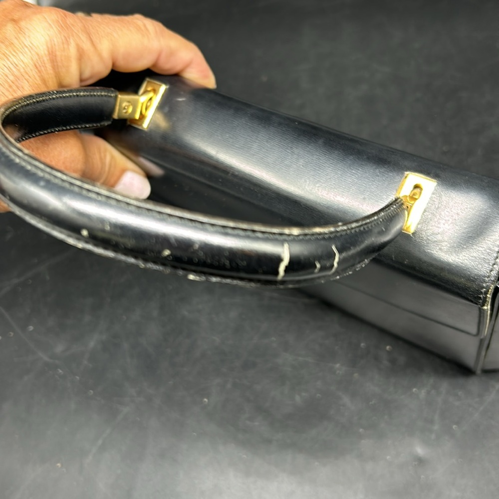 Vintage Small Black Handbag - Picture 5 of 12